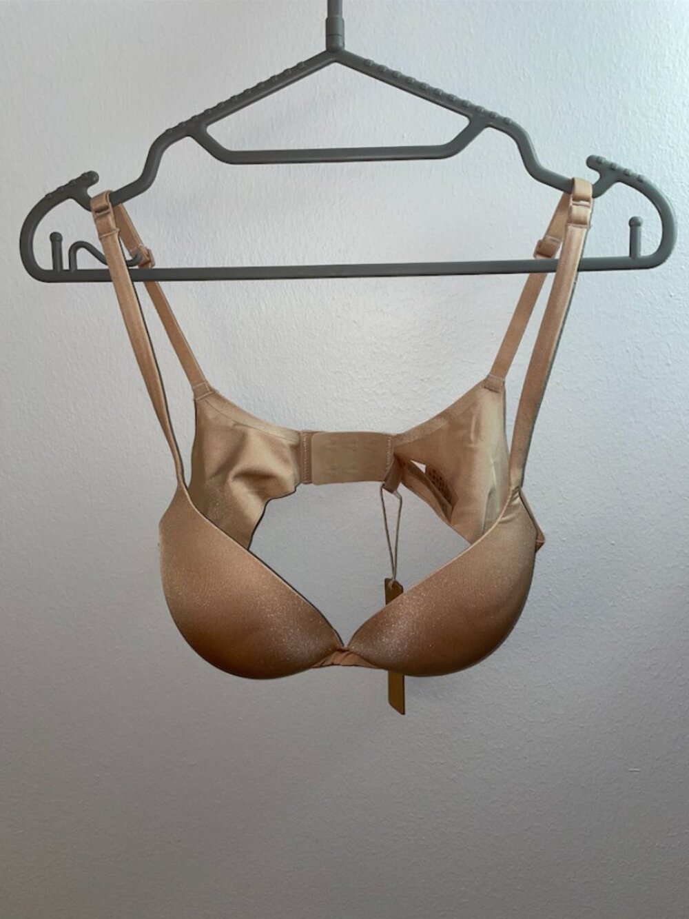 SKIMS Ultimate Push-Up Plunge Bra Clay 34B NWT